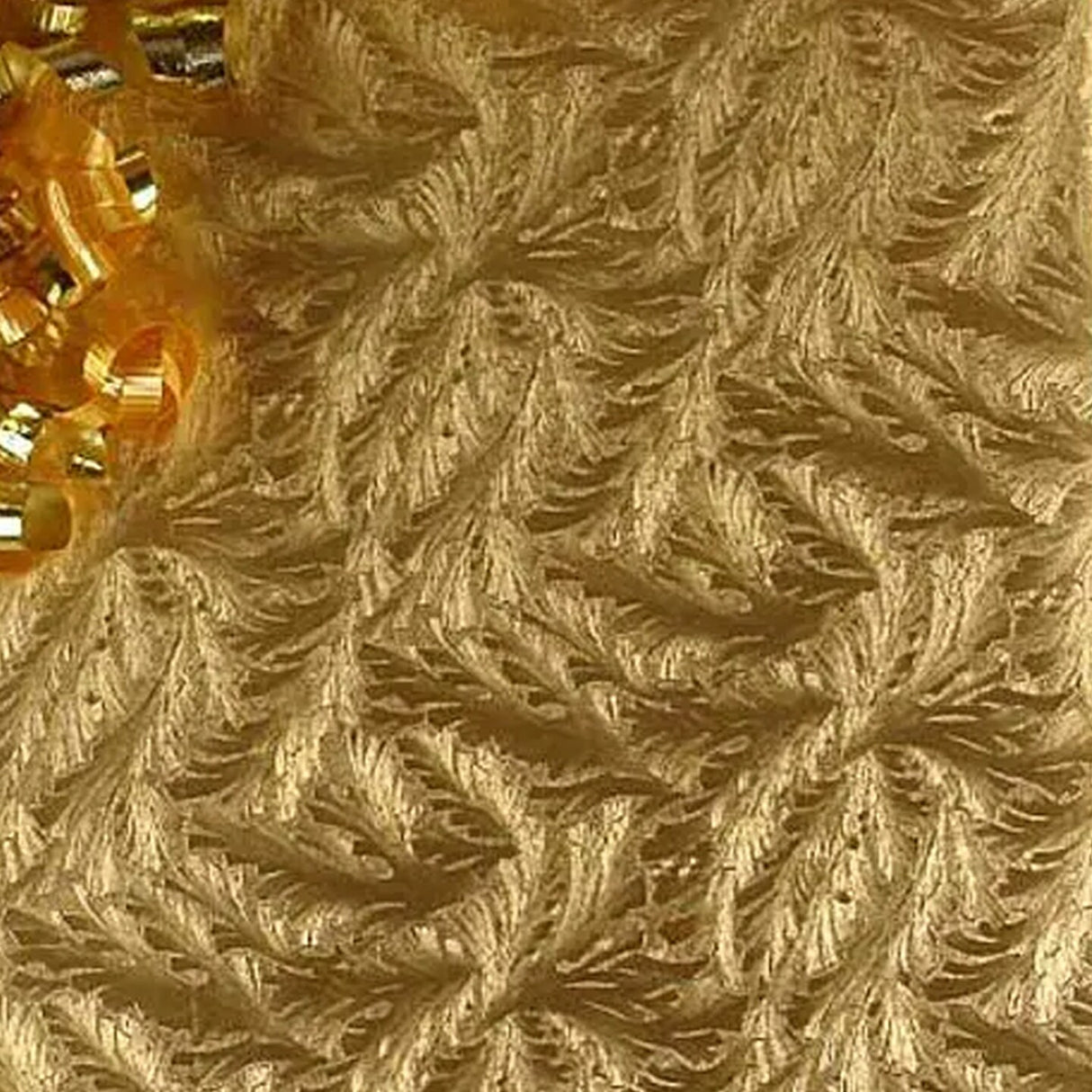 Copper Feather Embossed Metallic Wrapping Paper 24" x 833" Jumbo Roll