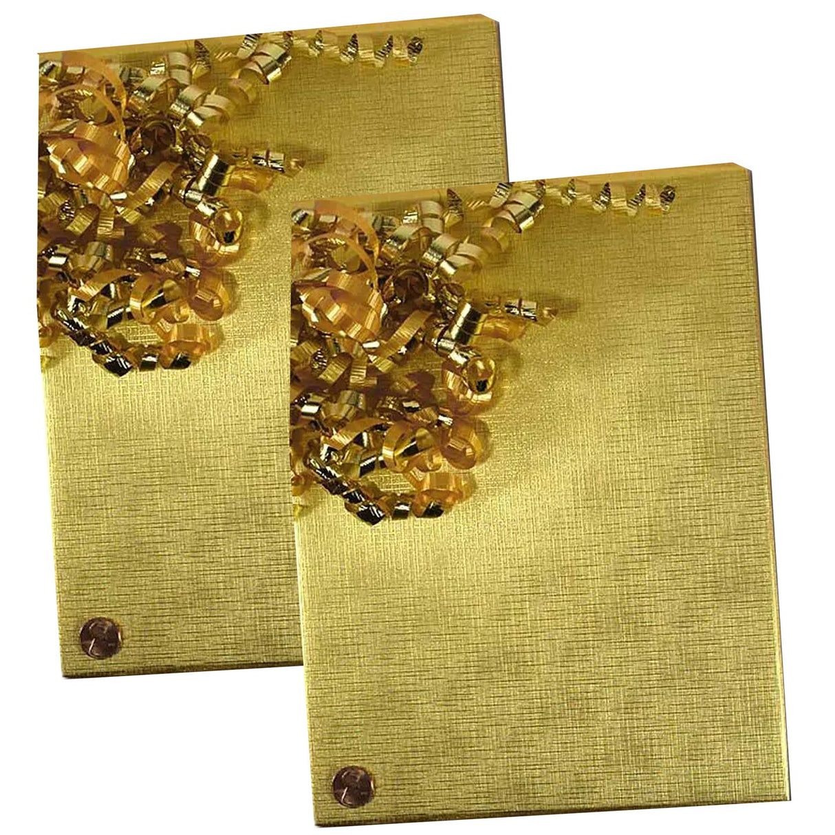 Gold Texture Embossed Metallic Wrapping Paper 30" x 833" Jumbo Roll