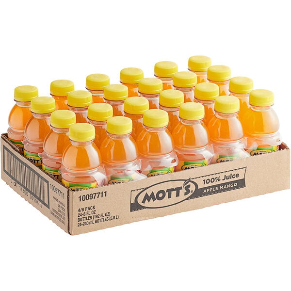 Mott's Apple Mango Juice 8 fl. oz. - 24/Case