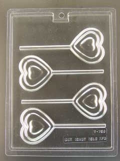 Layered Heart Pop Chocolate Mold