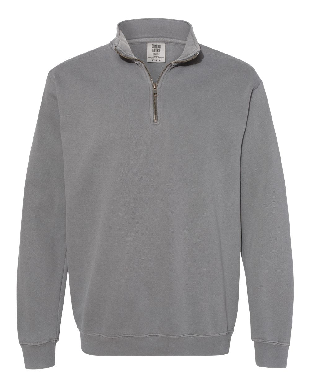 Comfort Colors® Garment-Dyed Quarter Zip Sweatshirt