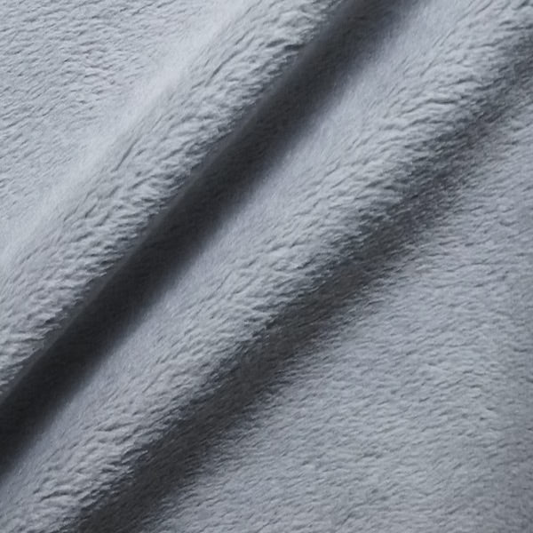 Smooth Minky Faux Fur Polyester Fabric - Solid Color, 60" Width, 385 GSM (1 Yard)