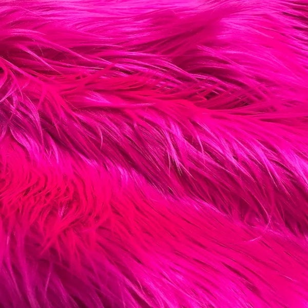 Faux Fur Fabric Shaggy Long Pile 4" Pile