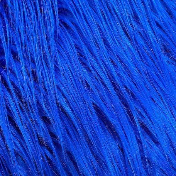 Faux Fur Fabric Shaggy Long Pile 4" Pile