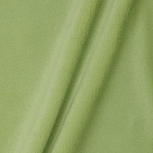 Smooth Minky Faux Fur Polyester Fabric - Solid Color, 60" Width, 385 GSM (1 Yard)