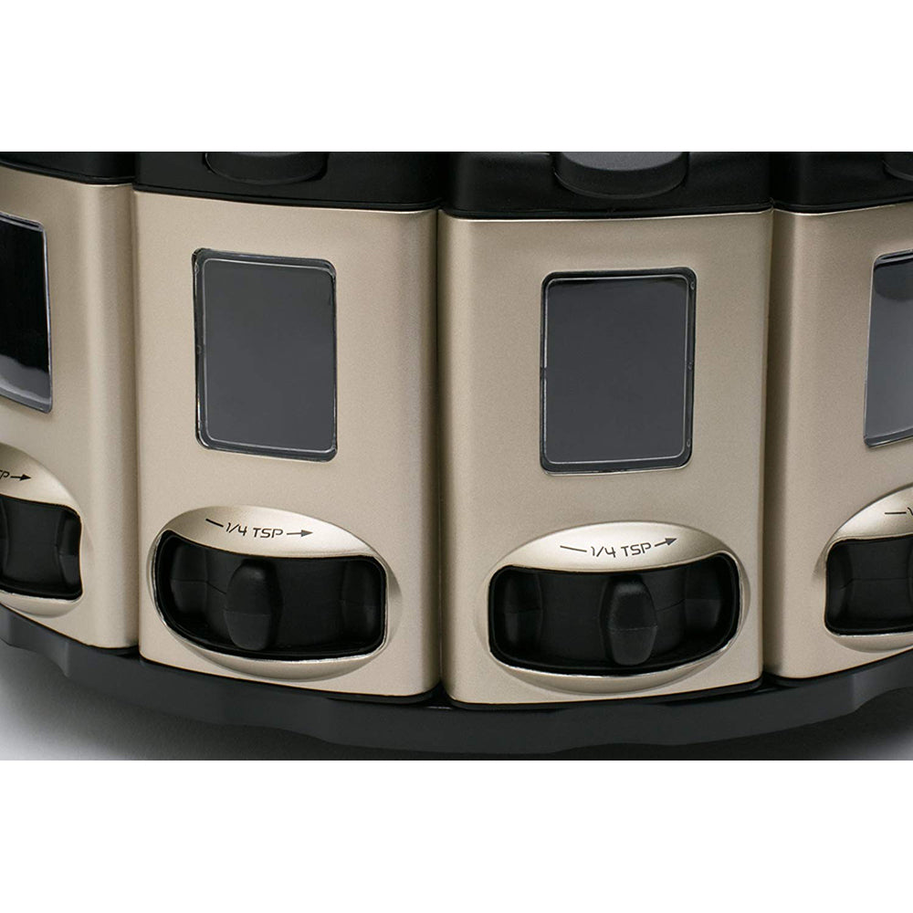 KitchenArt Pro 57010 Auto-Measure Spice Carousel, Stainless Steel Satin