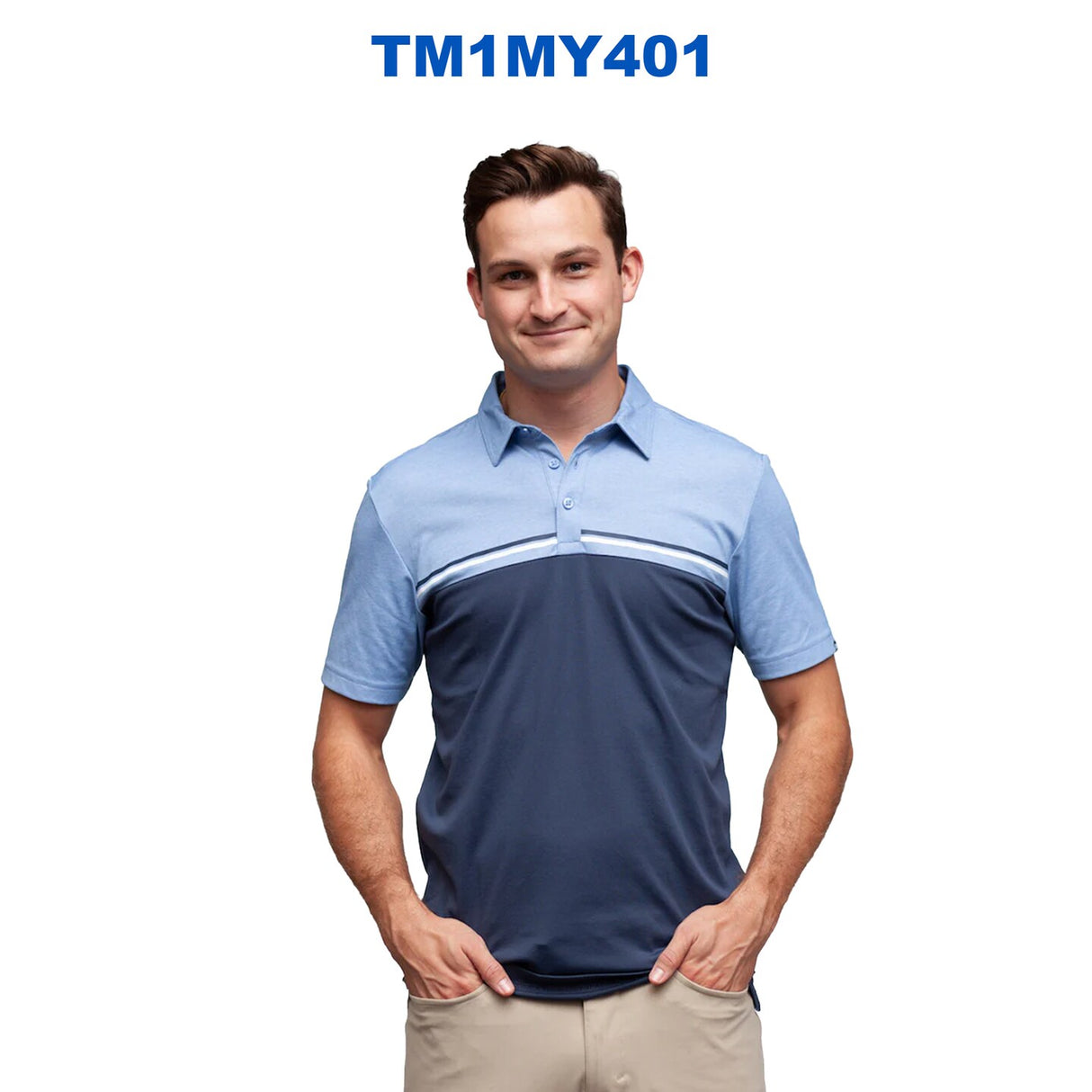 TravisMathew® Sunset Blocked Polo