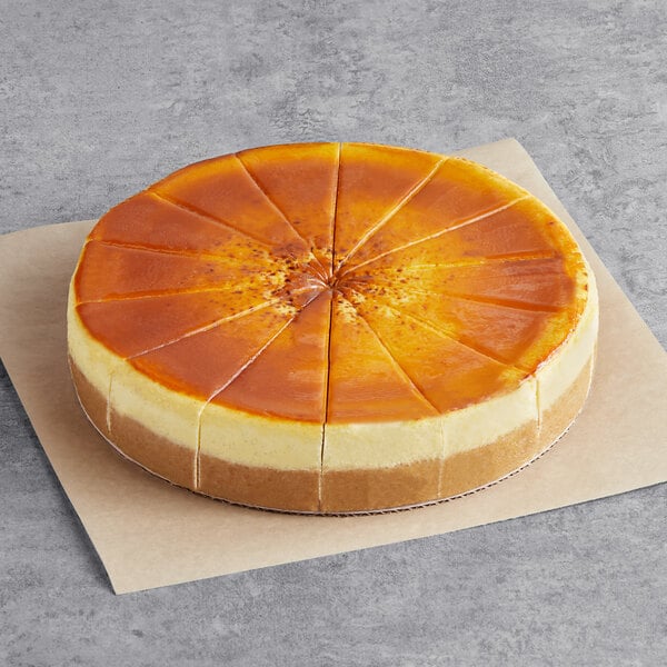 Sweet Street Desserts Creme Brulee Cheesecake 80 oz. - 2/Case