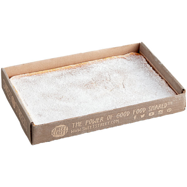 Sweet Street Desserts Unsliced Lemon Bar Squares 2.8 lb. - 4/Case