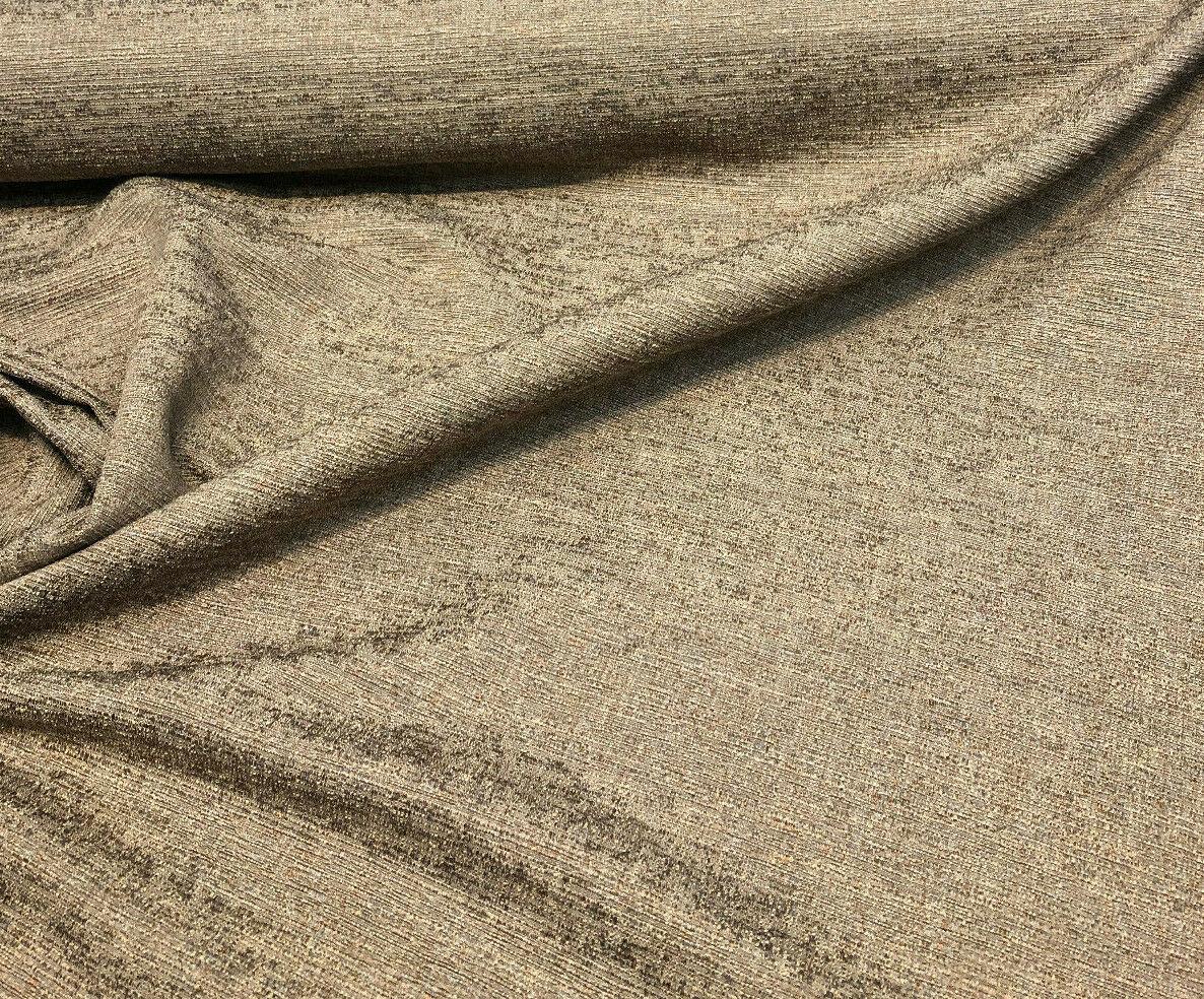Fabricut Rawhide Toffee Cotton Polyester Blend Fabric - Toffee Slubbed Textured, 54" Width (1 Yard)