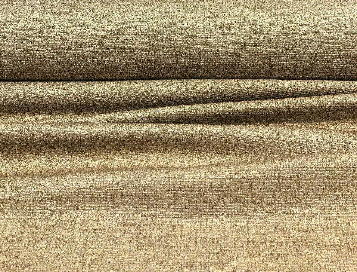 Rawhide II Cotton Polyester Blend Fabric - Wheat Gold Slubbed Textured, 54" Width (1 Yard)