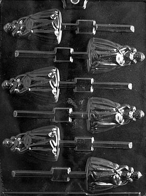 Bridesmaid Lolly Chocolate Mold - LPW004