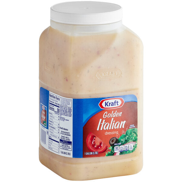 Kraft Golden Italian Dressing 1 Gallon - 4/Case