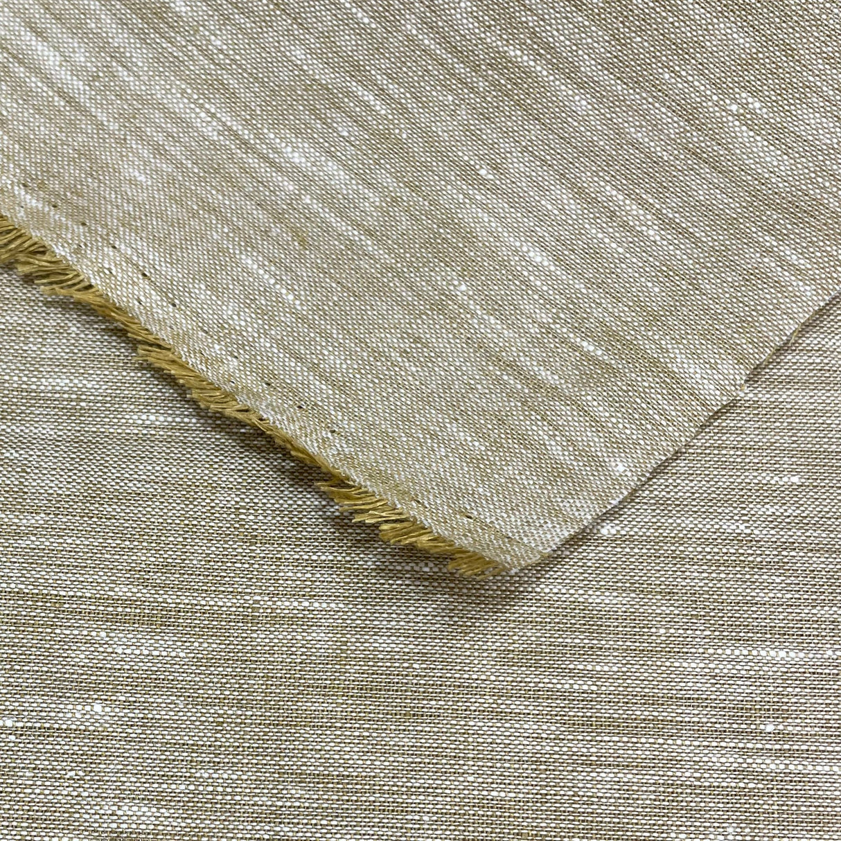 Pure Linen 2-Tone Melange Gold/Ivory