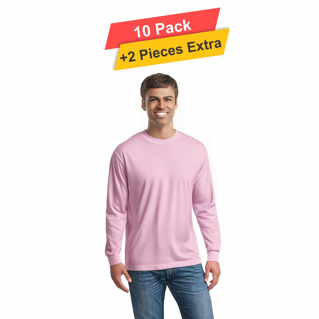 Polymesh Crew Neck - 10 Pack - 5 Oz./yd² - 100% Polyester (Cotton Feel)