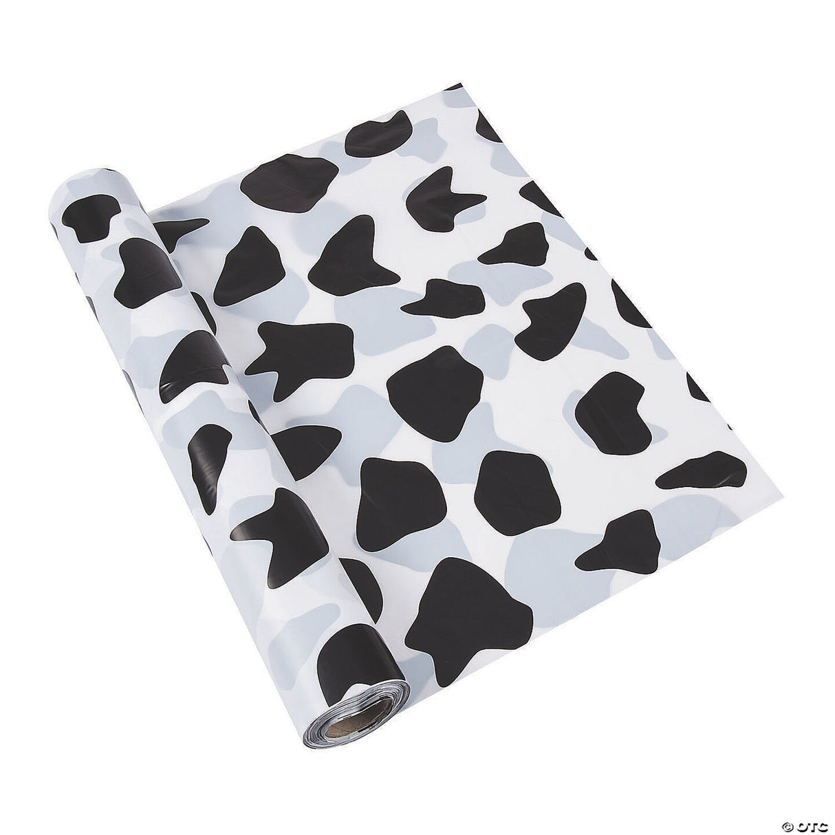 40" x 100 ft. Cow Print Plastic Tablecloth Roll