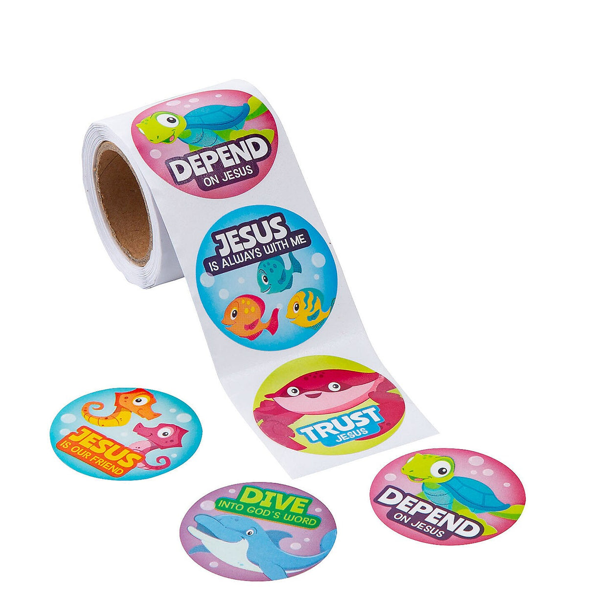 Under the Sea VBS Sticker Roll - 100 Pc.