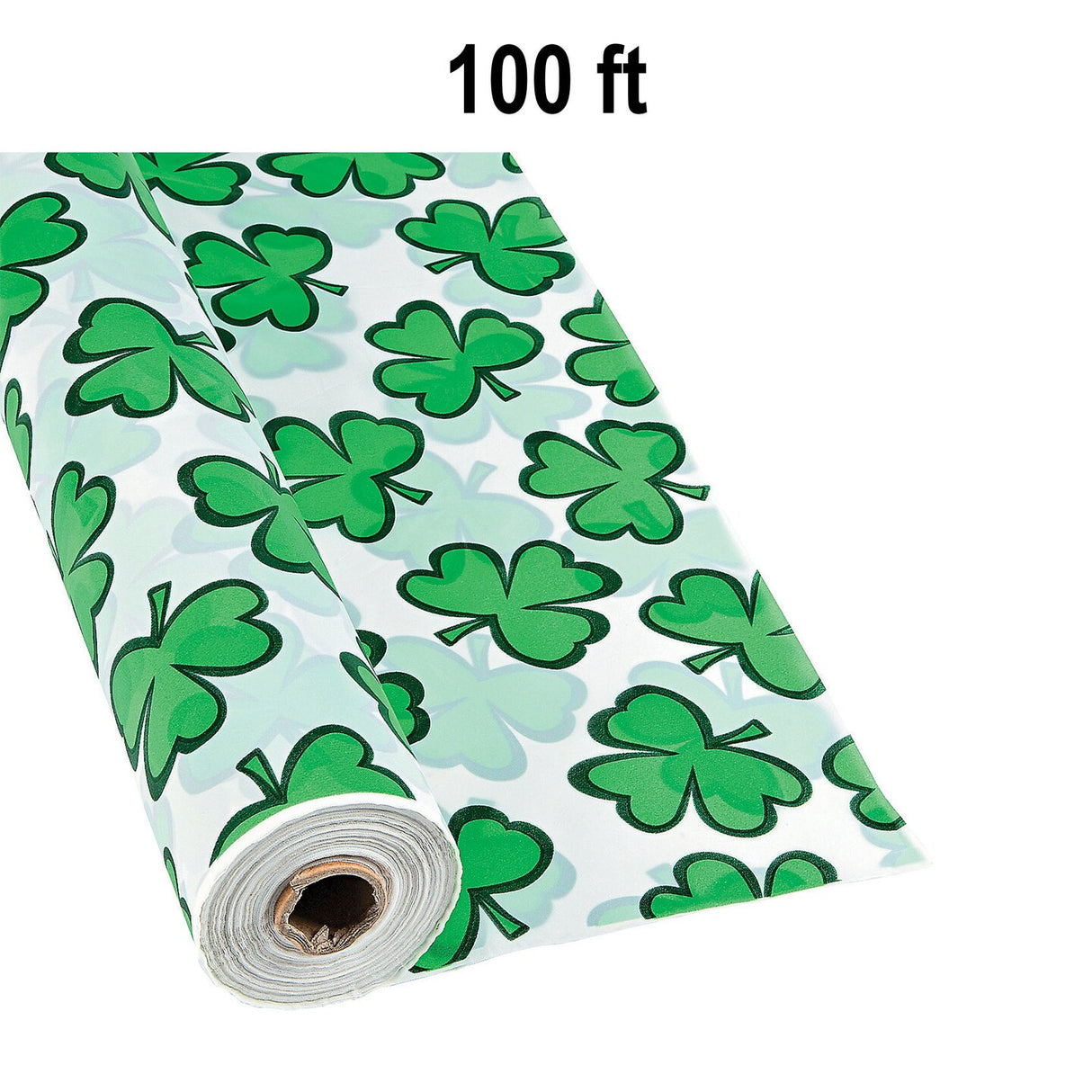 Patrick’s Plastic Tablecloth Roll 40" x 100 ft. St.