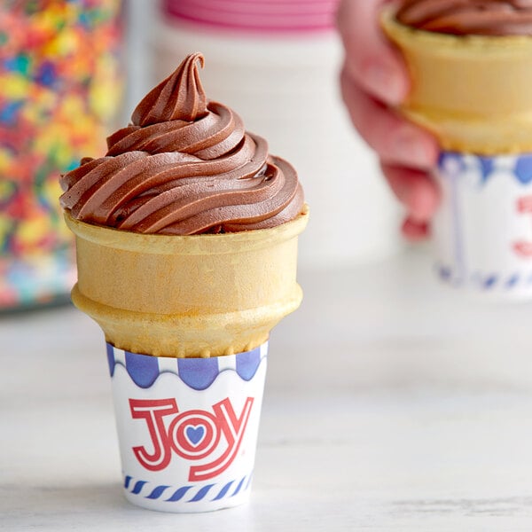 JOY #40 Flat Bottom Jacketed Cake Cone - 600/Case