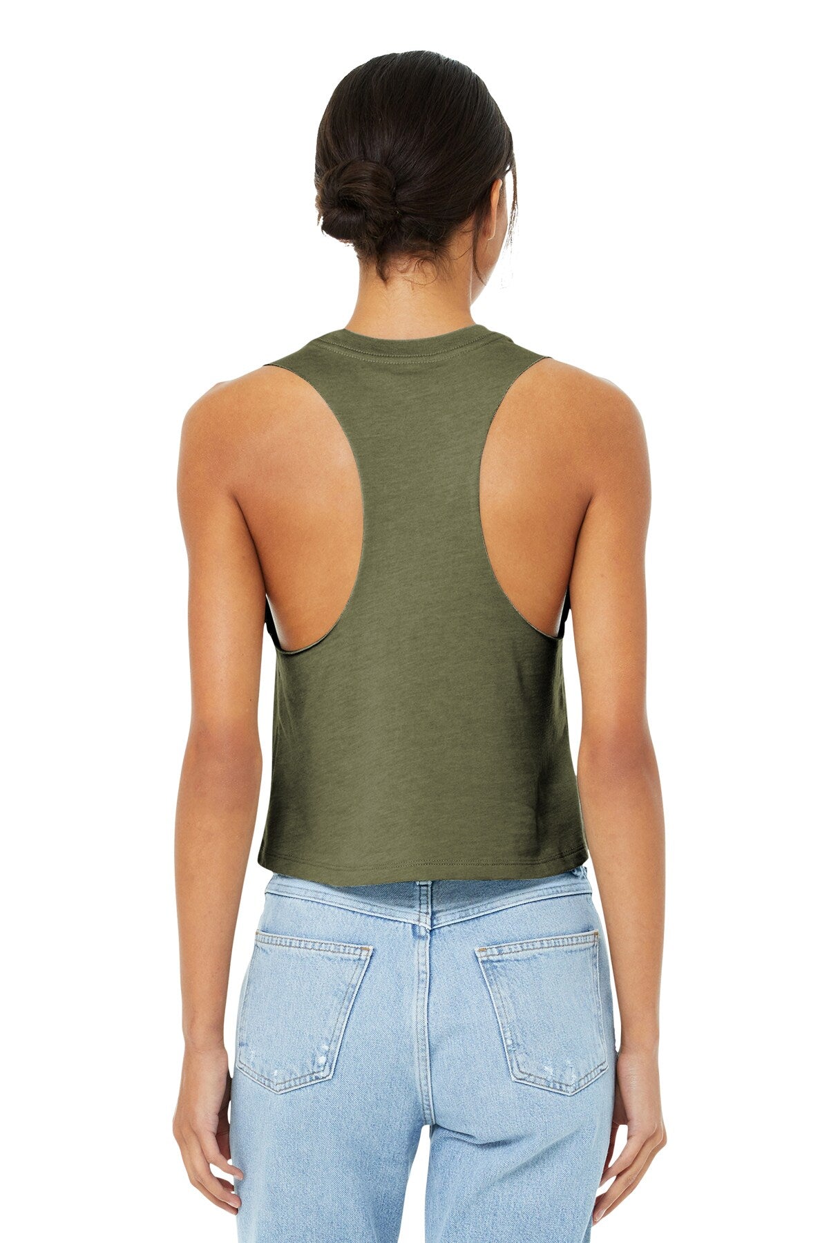 BELLA+CANVAS ® Women’s Racerback Cropped Tank Top - 6682