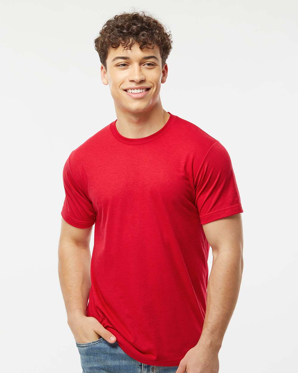 Tultex® Unisex Poly Rich Short Sleeve Crew-neck T-Shirt