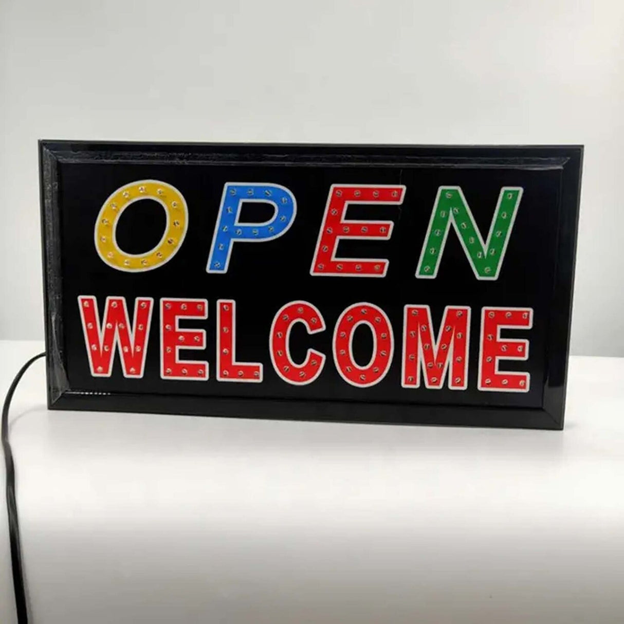 ঝলকানি অ্যানিমেটেড খোলা বন্ধ LED সাইন