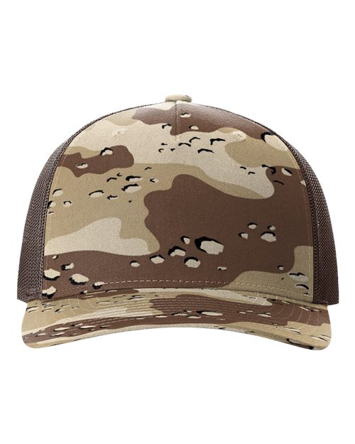 Richardson® Five Panel Printed Trucker Cap