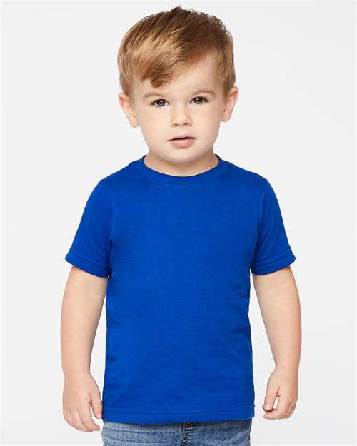 RADYAN® Toddler Fine Jersey Crewneck Short Sleeve Tee - 3321