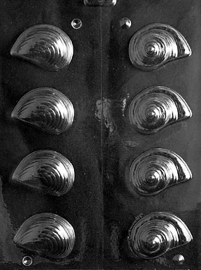 3D Shells Chocolate Mold