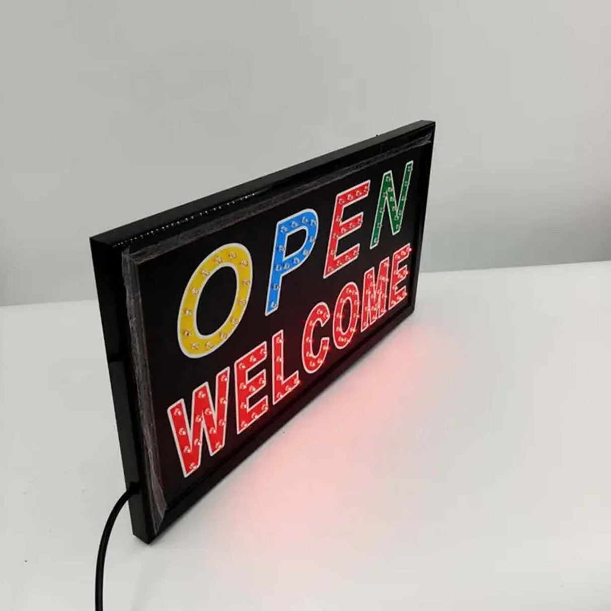 ঝলকানি অ্যানিমেটেড খোলা বন্ধ LED সাইন