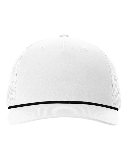 Richardson® Five Panel Trucker with Rope Cap