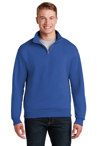 Jerzees® NuBlend 1/4-Zip Cadet Long Sleeve Collar Sweatshirt