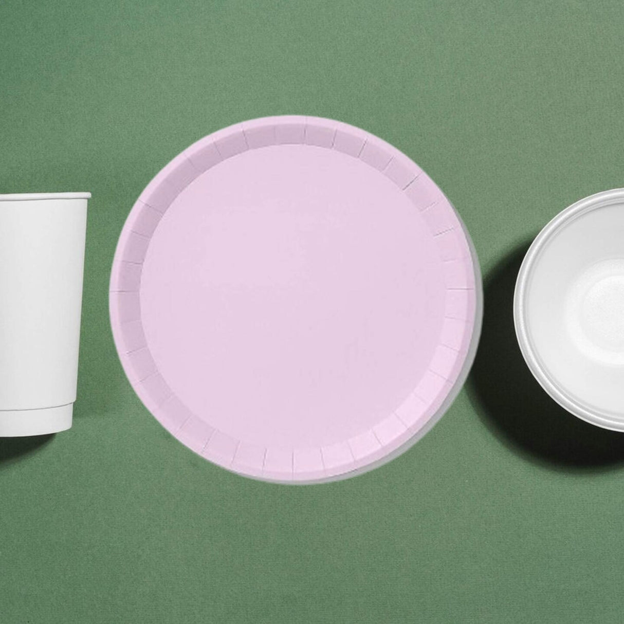 10 Count Lavender Large Paper Plates 9.25 Inch Pastel Party Plates for Meals and Celebrations