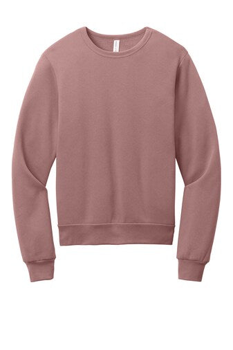 BELLA+CANVAS® Unisex Sponge Fleece Classic Crewneck Long Sleeve Sweatshirt