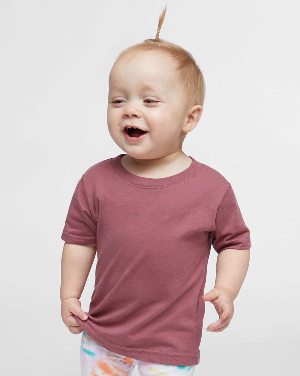 RADYAN® Infant Fine Jersey Short Sleeve Crew Neck Tee - 3322