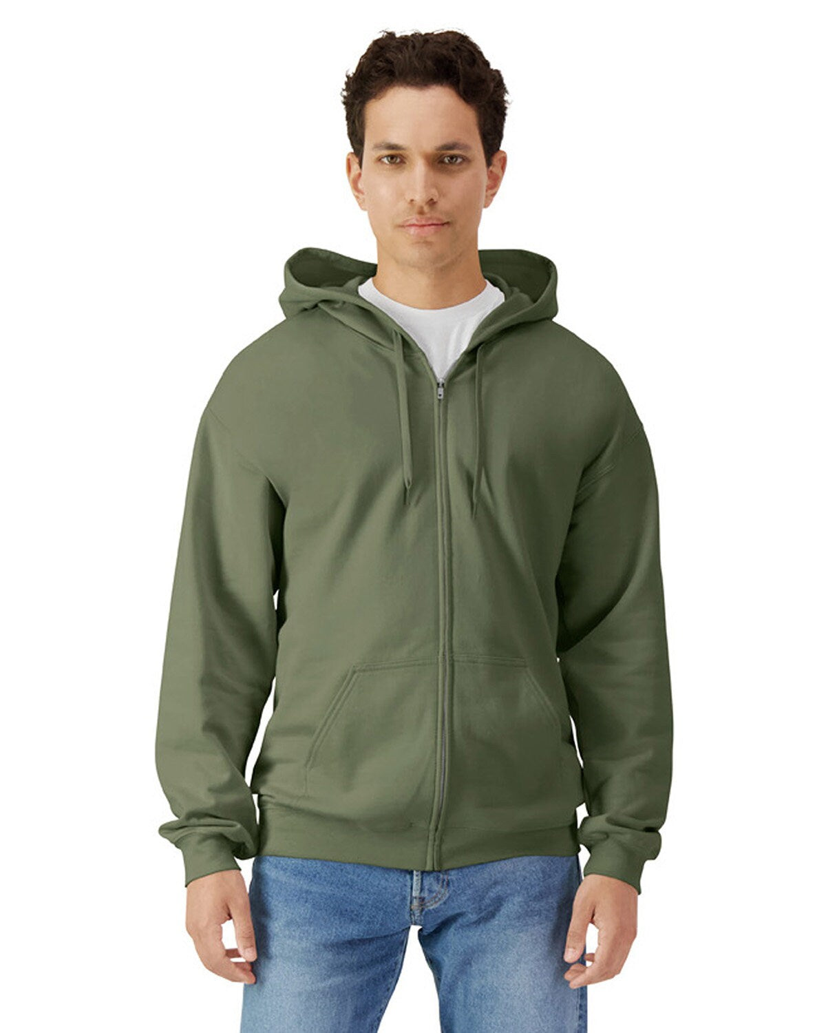 Gildan® Soft style Fleece Hooded Long Sleeve Sweatshirt