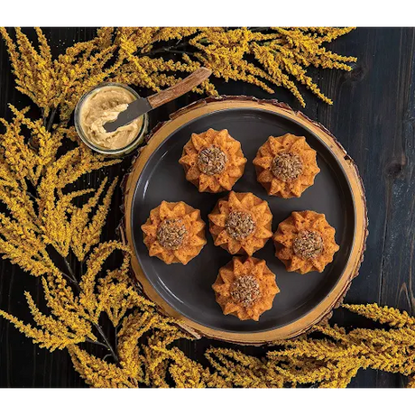 Nordic Ware Sunflower Cakelet Bundt Pan, 3 Cup Capacity, Bronze