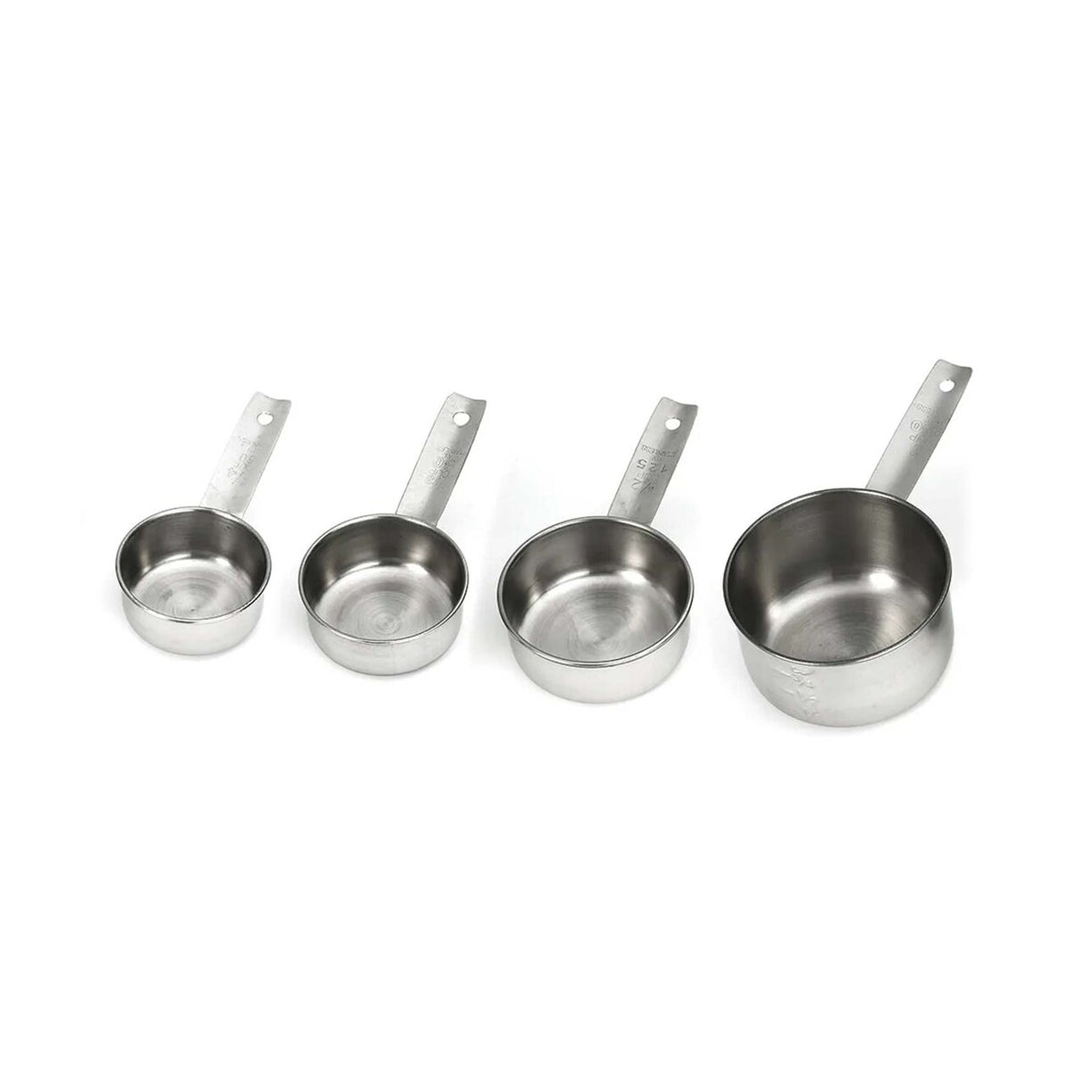 4 Piece Measuring Cup Set Stainless Steel, Standard Weight