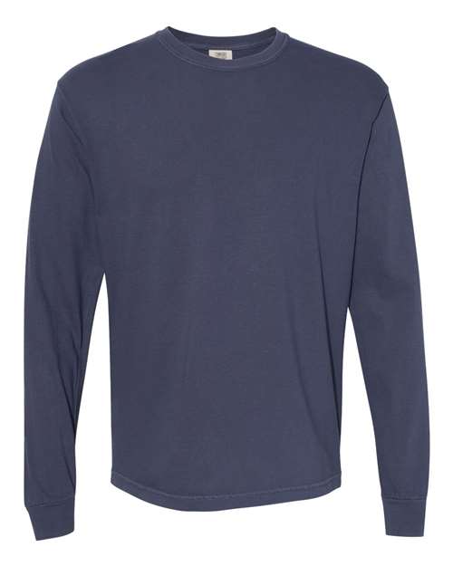 Comfort Colors® Garment-Dyed Heavyweight Crewneck Long Sleeve T-Shirt