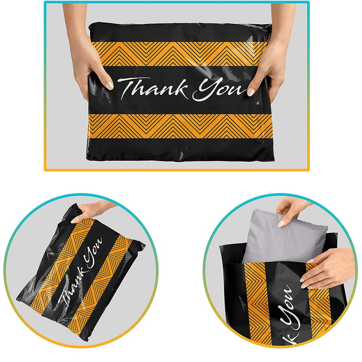 Design Poly Mailer Bag 6 x 9 Multi Design, A Seamless Packaging experience