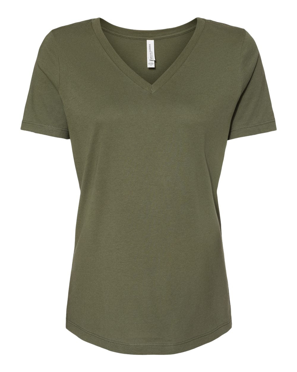 BELLA + CANVAS® Women’s Jersey Relaxed Short Sleeve V-Neck T-shirt