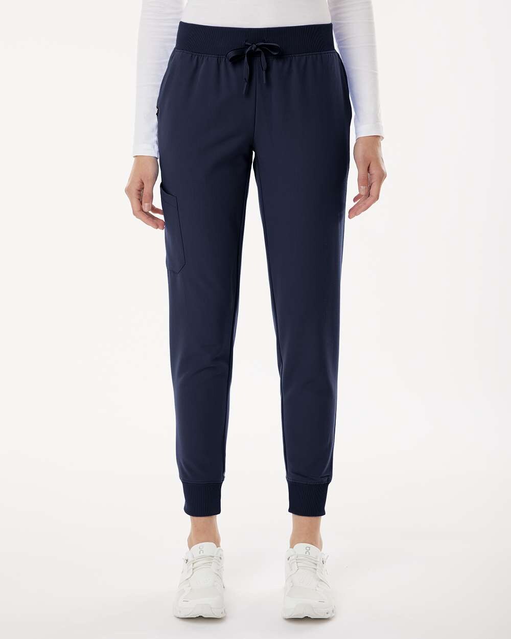 Jaanuu® Women's Silex Knit Waist Scrub Joggers Petite Sizes