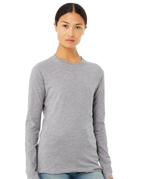 BELLA + CANVAS® Women Jersey Long Sleeve Crewneck T-Shirt