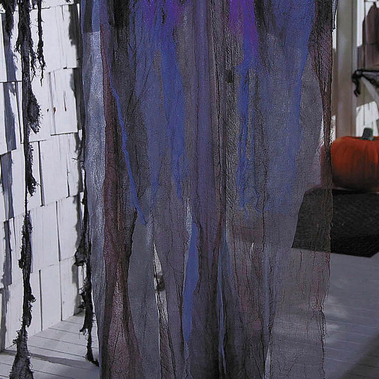 47 1/4 Inch Light Up Hanging Black Gray Reaper Halloween Decoration