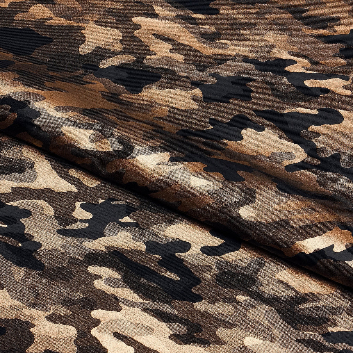 Camo Foil Spandex Black/Bronze