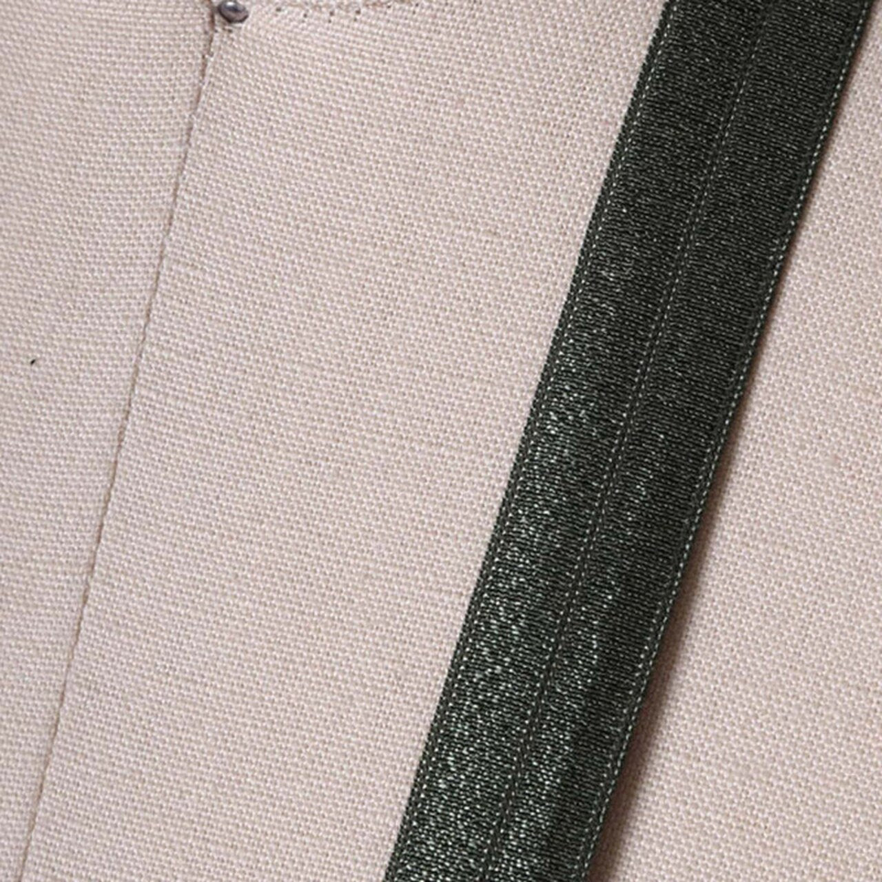3 Yards Moss Green Fold Over Elastic Trim 5/8" Soft Olive Bias Stretch