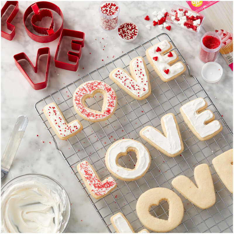 Wilton Love Cookie Cutters, 4-Piece Set