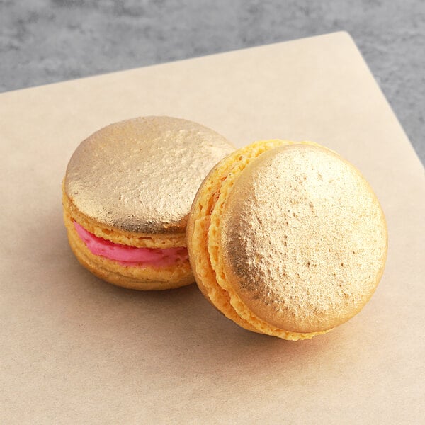 Macaron Centrale Gold Raspberry Macaron - 100/Case