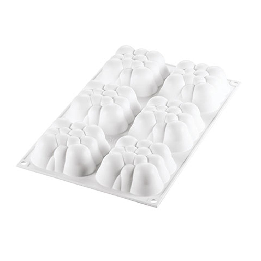 Silikomart "CLOUD 120" Flexible Baking & Freezing Mold, 2.57 Oz., 6 Cavities