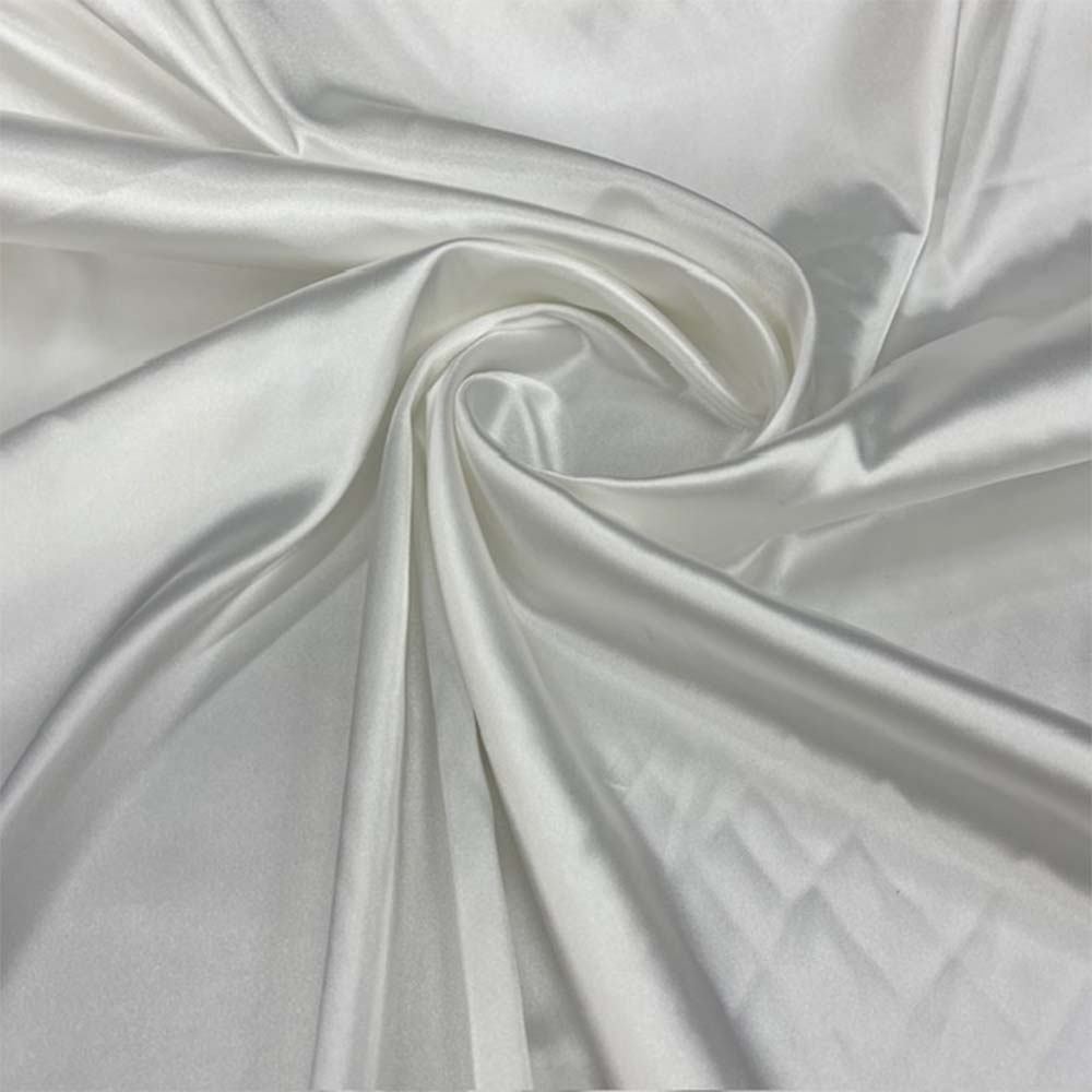 1 Yard Premium 250 GSM Bridal Stretch Satin Fabric Glossy Soft Material for Gowns 60 Inch Width 100% Polyester